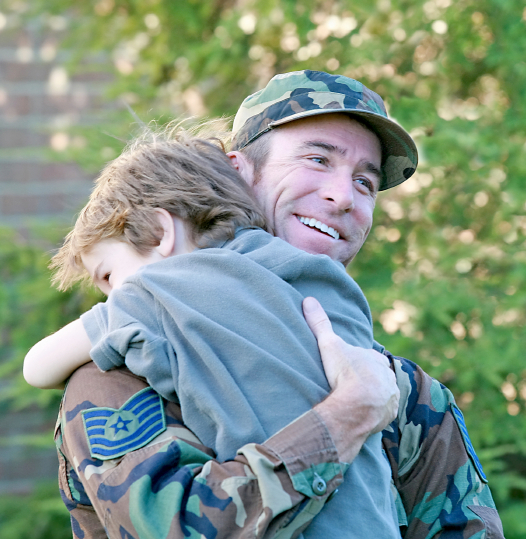 A man and his son - men get fibromyalgia too.