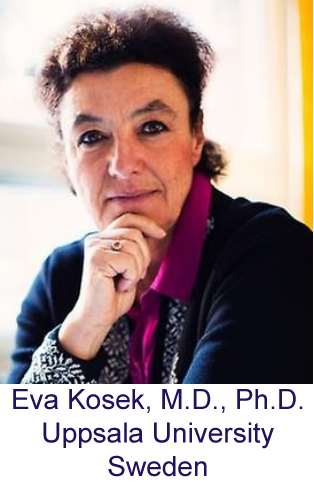 Photo of Eva Kosek, M.D., Ph.D., of Uppsala University in Sweden, who is funded by AFSA to look at the role of cytokines and the blood-brain barrier in fibromyalgia.