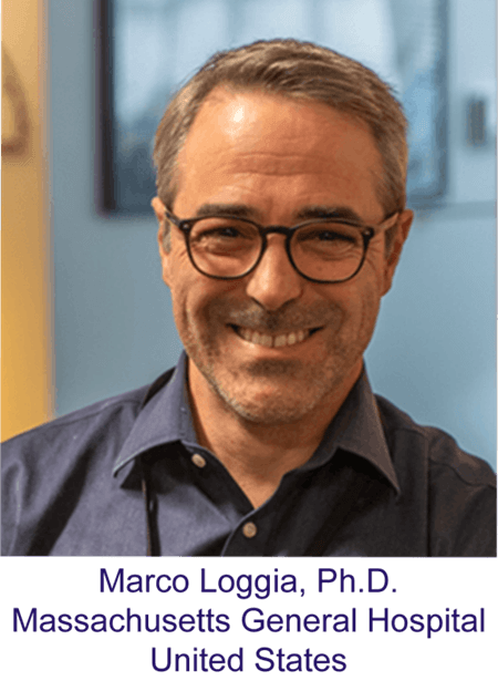 Photo of Marco Loggia, Ph.D., of Mass General Hospital who was funded by AFSA to study inflammation in fibromyalgia using whole-body imaging.